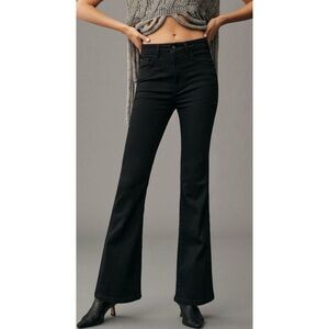 Pilcro Anthropologie Black The Icon Flare Jeans Size 25 Tall